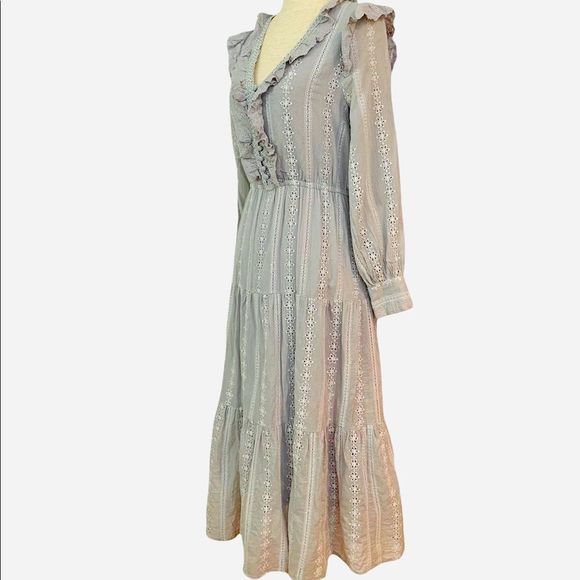 DRESS FOROM MAXI RUFFLED DRESS - Picture 4 of 9